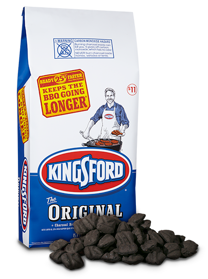 Packaging May Vary 7.7 Pound Bag Pack of 2 Kingsford Original Charcoal Briquettes 