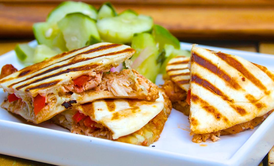 Buffalo Chicken Mini Quesadillas